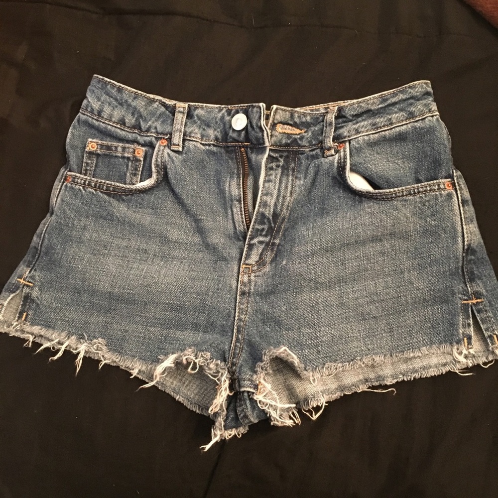 Topshop high waisted shorts